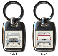 Ford Consul 204E Convertible 1959-62 Keyring 5